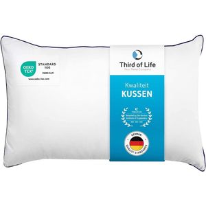 Ergonomisch Slaapkussen 40x60 | Winnaar van de Ergonomics Innovation Prize | Geschikt voor Zijslapers, Rugslapers en Buikslapers