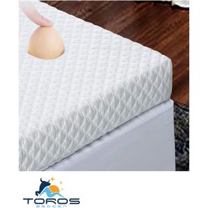 Topdek - Matras - Topper Hybrıde Bamboo Deluxe XXL 80x200 9 cm dik Actie!!!!