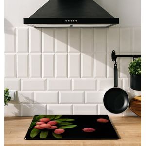 Inductiebeschermer - Lychee - 90x52 cm - Inductiebeschermer - Inductie Afdekplaat Kookplaat - Inductie Mat - Anti-Slip - Keuken Decoratie - Keuken Accessoires