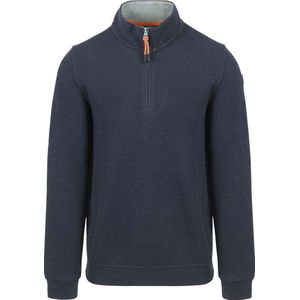 NZA Half Zip Trui Samuel Navy - Maat 3XL - Heren - Schipperstrui