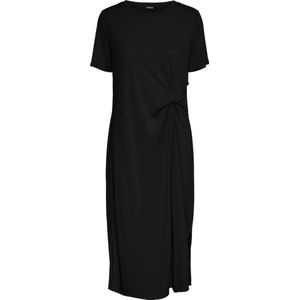 PIECES - PCANORA SS O-NECK MIDI KNOT DRESS BC - Dames - Mini jurken