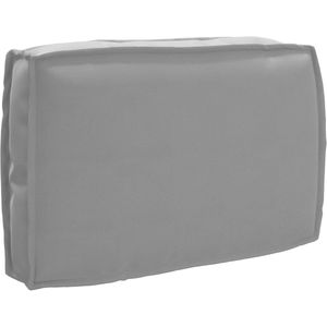 vidaXL - Palletkussen - voor - Rugsteun - Grijs - 60x40x12 - cm - Oxford - stof