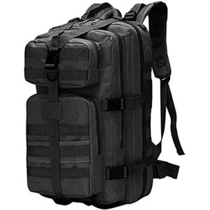 Militaire rugzak - Leger rugzak - Tactical backpack - Leger backpack - Leger tas - 50 x 28 x 25 cm - Zwart