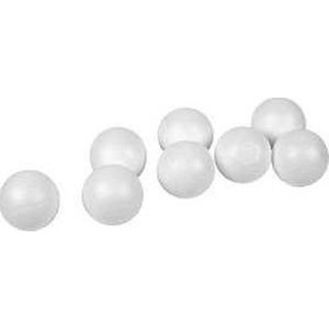 Ballen, wit, 4 cm, 100 stuk