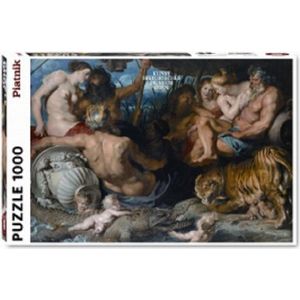 Peter Paul Rubens - De vier rivieren van het paradijs  (1000 stukjes, kunst puzzel)