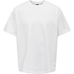 Only & Sons T-shirt Onsmillenium Ovz Ss Tee Noos 22027787 Bright White Mannen Maat - L