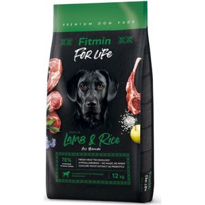 Fitmin For Life Dog Lam & Rijst 12kg