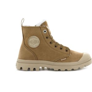 Palladium Pampa Hi Zip Veterschoenen Hoog - cognac - Maat 37