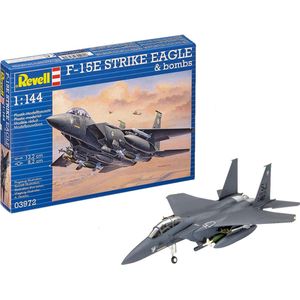 1:144 Revell 03972 F-15E Strike Eagle & bombs Plastic Modelbouwpakket