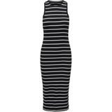Only ONLBELFAST STRIPE S/L MIDIDRESS JRS NOOS Medium-lengte jurk zwart-wit L Dames