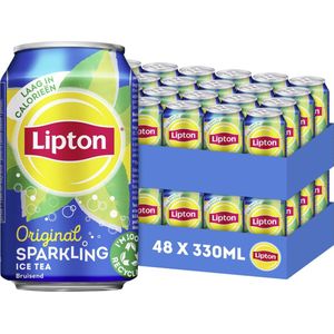 Lipton Ice Tea Sparkling - 48 x 330 ml - Voordeelverpakking