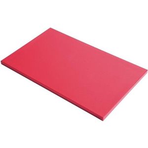 Gastro M GN1/1 HDPE Snijplank Rood 15mm GN343 - Horeca