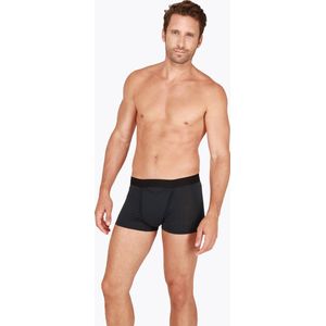 HOM - Simon Boxer Briefs HO1 (1-pack) - Heren Boxer met horizontale gulp - Zwart/Anthracite gestreept - Maat L