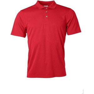 James and Nicholson Heren Actief Polo (Rood)