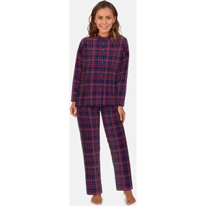 Tom Tailor Pyjama lange broek - Rot-dunkel-karo - maat (46) - Dames Volwassenen - 100% katoen- 60281-5200-434-46