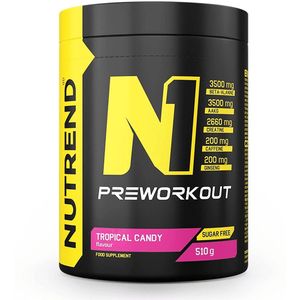Nutrend - N1 Pre-Workout (Tropical Candy - 510 gram)