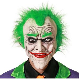 Halloween/Horror verkleed masker - The Joker - Clown - volwassenen - Latex