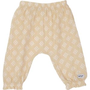 Lodger Baby Katoenen Broek Hipster Tribe Muslin Maat 74 Zandkleurig katoen Luchtig OekoTex