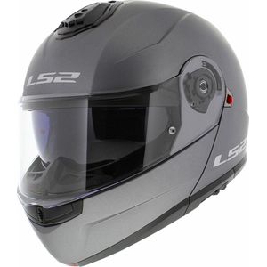 LS2 Helm Strobe II FF908 mat titanium maat XXL