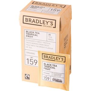 Bradley's thee - Organic - Black Tea Tropical Fruit  n.159 - 100 x 2 gram