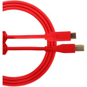 UDG USB 2.0 C-B Red Straight 1,5 m (U96001RD) - Kabel voor DJs