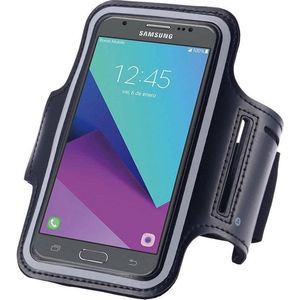 Hardloopband Sportarmband Zwart Hoesje Geschikt voor Samsung Galaxy J7 2016