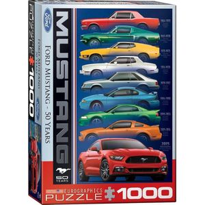 Eurographics legpuzzel - 50 jaar Ford Mustang - 1000 stukjes