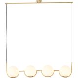 Brilliant Blop Hanglamp 30cm Groen Glas/Metaal 1x A6 - E2 - 60 