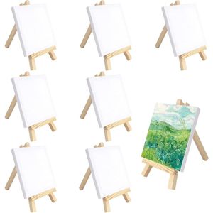 Schildersezel Mini Driehoekig voor Fotolijsten en Mini-Canvas - Presentatie voor Kerstmis of Feestjes