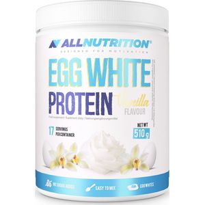 AllNutrition | Egg white protein | Vanilla | 510gr 17 servings | Eiwitshake | Proteïne shake | Eiwitten | Proteïne | Supplement | Nutriworld