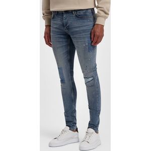 Purewhite - Heren Skinny fit Denim Jeans - Denim Mid Blue - Maat 30