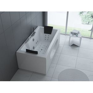 Ovali Massagebad 2 persoons wit