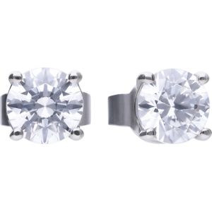 Diamonfire Zilveren Oorknoppen Dainty Brilliant Cut 806.0453.00