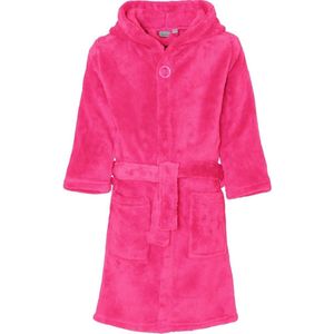 Playshoes - Fleece badjas met capuchon - Roze - maat 110-116cm