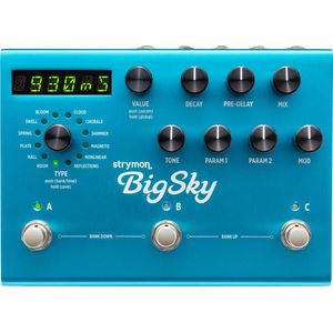 Strymon Big Sky - Multi reverb - Blauw