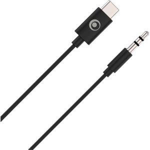 Bigben Connected, Jack 3,5 mm naar USB-C audio-adapter, Zwart
