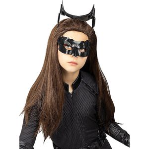 FUNIDELIA Catwoman pruik voor meisjes Katte - Bruin
