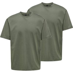 Only & Sons Heren t-shirt 2 pack Onsfred