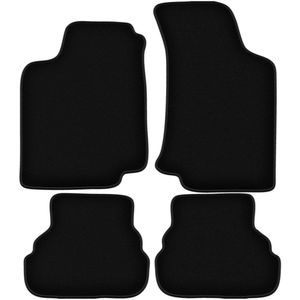 BASIC zwarte veloursmatten voor: Volkswagen Vento sedan (1991-1997)