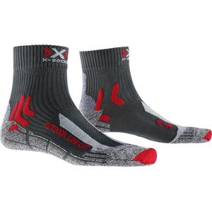 X-Socks Sportsokken - Maat 45-47 - Mannen - grijs/rood
