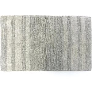 Lucy's Living Luxe badmat beige ALFA Grey – 50 x 80 cm – grijs - badkamer mat - badmatten - badtextiel - wonen – accessoires