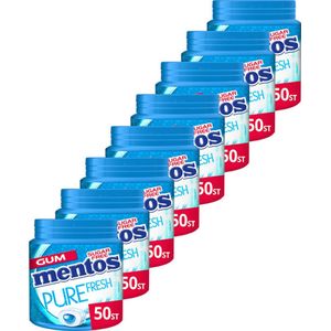 Mentos - Gum - Pure Fresh - Fresh Mint - Bottle - 8 stuks