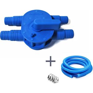 Comfortpool Bypass - voor zwembad warmtepomp | Complete set incl. slangen en slangklemmen | Simpel aansluiten en gebruiken | Voor alle warmtepompen | Aansluiting Ø 32 en 38 mm