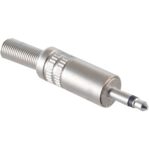 3,5mm Jack (m) connector - metaal - 2-polig / mono