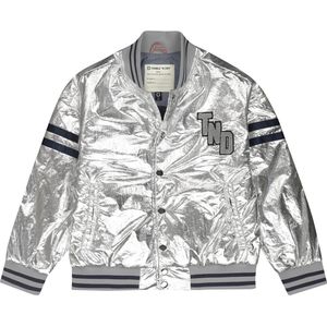 Tumble & Dry zomer zomerjas meisjes - zilver metallic - Marais