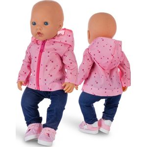 Isa's Friends® - Poppenkleding - Kleertjes geschikt voor o.a. BABY born - 43 cm - Jasje met broek