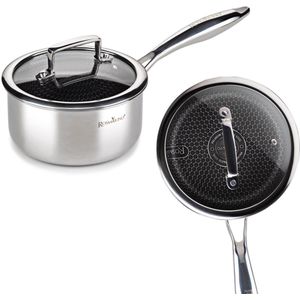 Rosmarino HexaPRO Sauspan - Pannen - Steelpan - Pannen - Pan - Sauspan Inductie - Steelpan 16 cm - Geschikt voor alle warmtebronnen