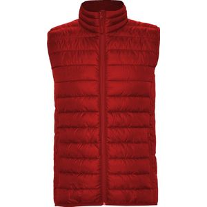 Rode gewatteerde bodywarmer met polyester dons model Oslo merk Roly maat XL