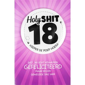 Shit button - Miko - Giftcard 18 Jaar met Button