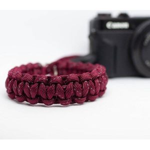 Dutch Cord | Camera Polsriem | Camera Polsband | Camera Wrist Strap | Dark Red Reflection Strap